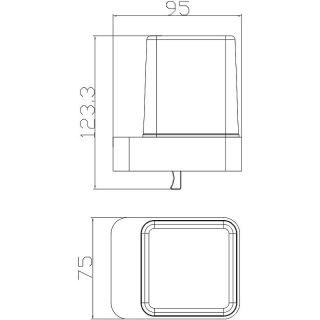 Стакан для зубных щеток Rav Slezak Nil NLA0304MG Сатин